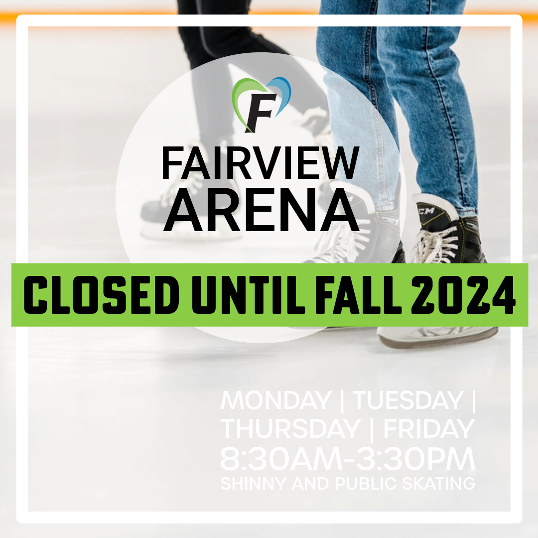 Fairview Shinny and Public Skating Schedule
