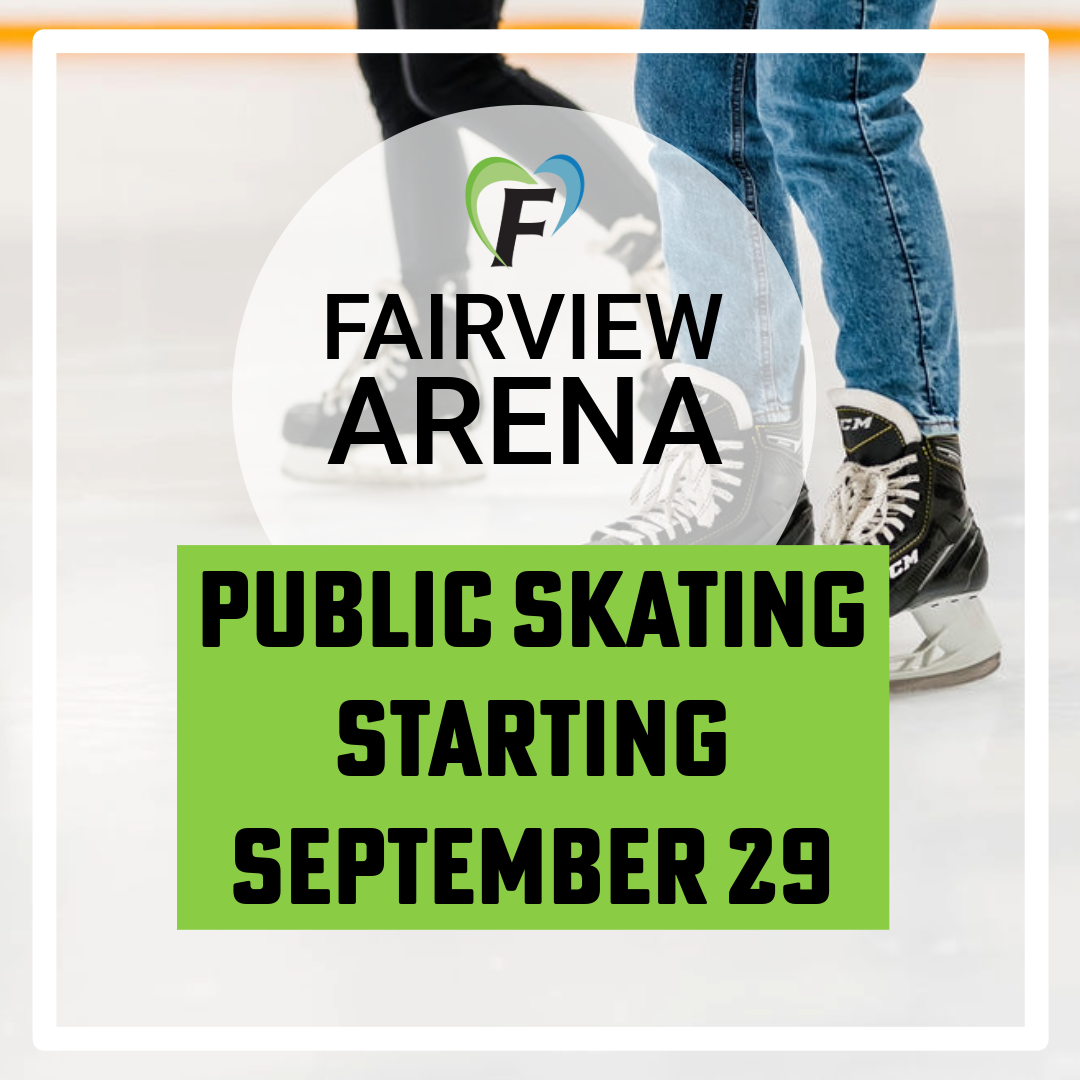 Fairview Shinny and Public Skating Schedule